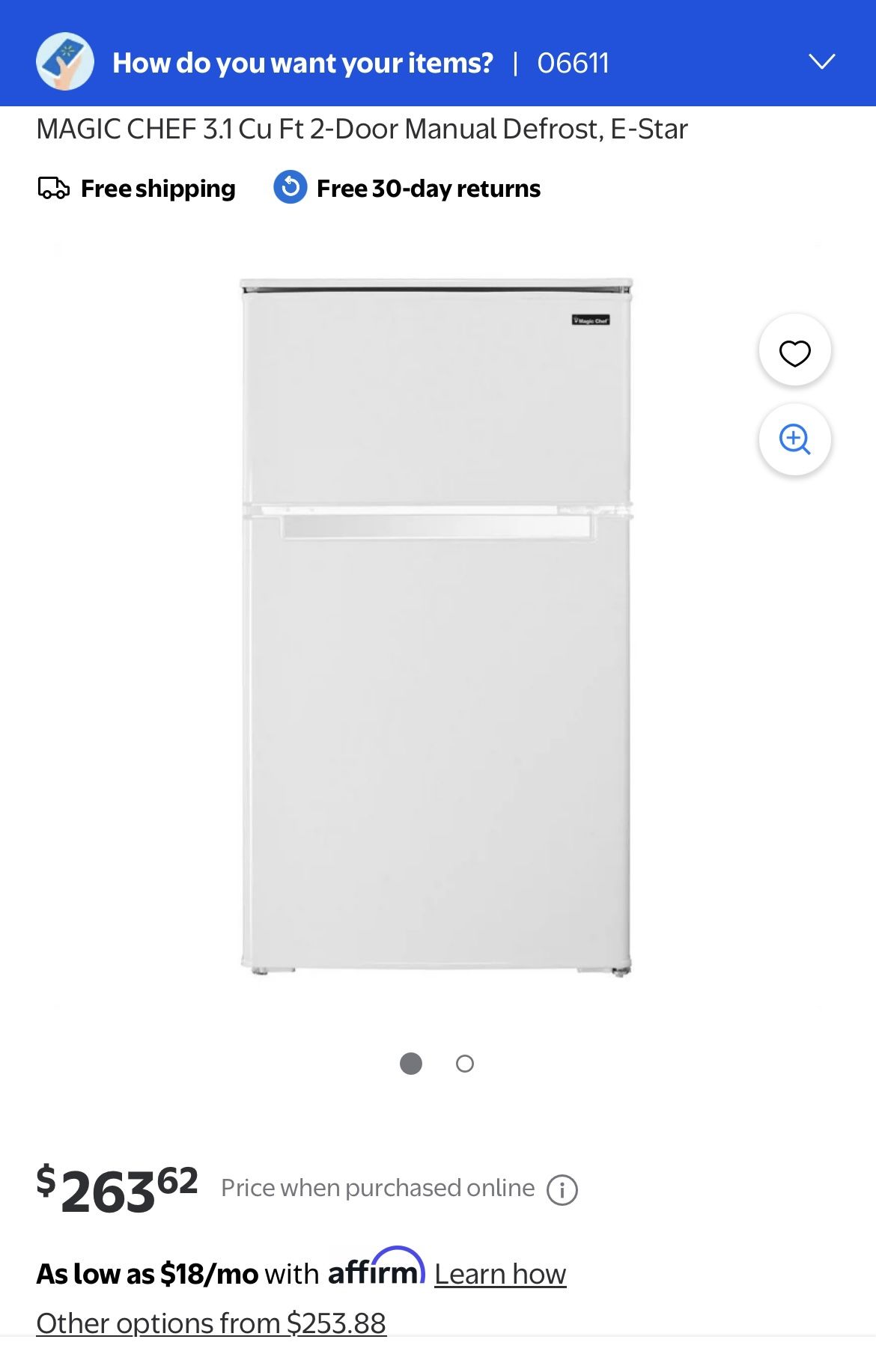 Magic Chef Mini Fridge/freezer