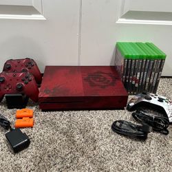 Microsoft Xbox One S Gears of War 4 Limited Edition 2TB Bundle – 11 Games + Extras! 