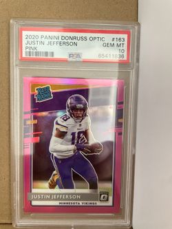 Justin Jefferson Optic Rated Rookie Pink!!