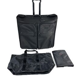 TUMI Alpha Ballistic Nylon Bi-Fold Wheeled Garment Bag Luggage ~ 25" x 23" x 13"