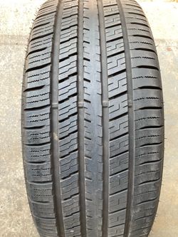 1) 235/55/19 Falken Pro G5 CSV Tire  Tread measures 8/32  DOT 2922  $75 for one  I carry other sizes as well