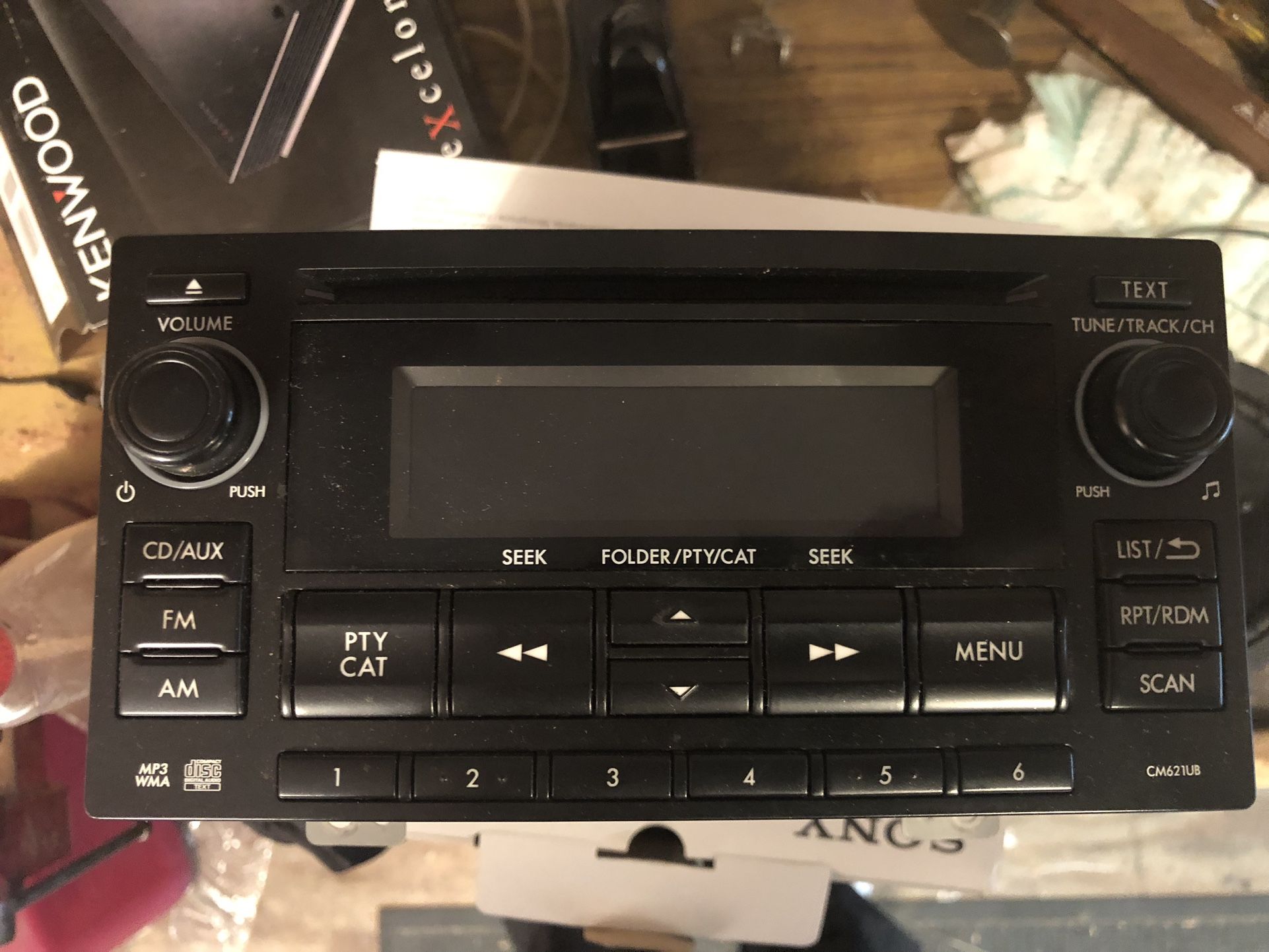 Subaru Clarion Stock Radio Head Unit 86201FJ620