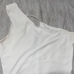 One shoulder Fashion Nova crop top