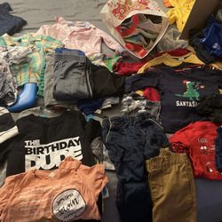 Lot of boy toddler clothing