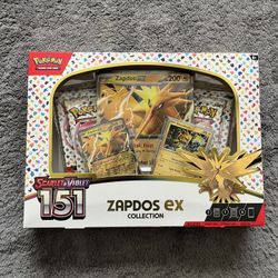 Pokemon 151 Zapdos Ex Collection 