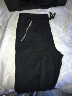 Black joggers