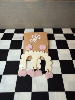 Plunder Heart Rainbow Earrings
