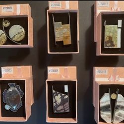 Pendants (sold individually,  $5 Each) 