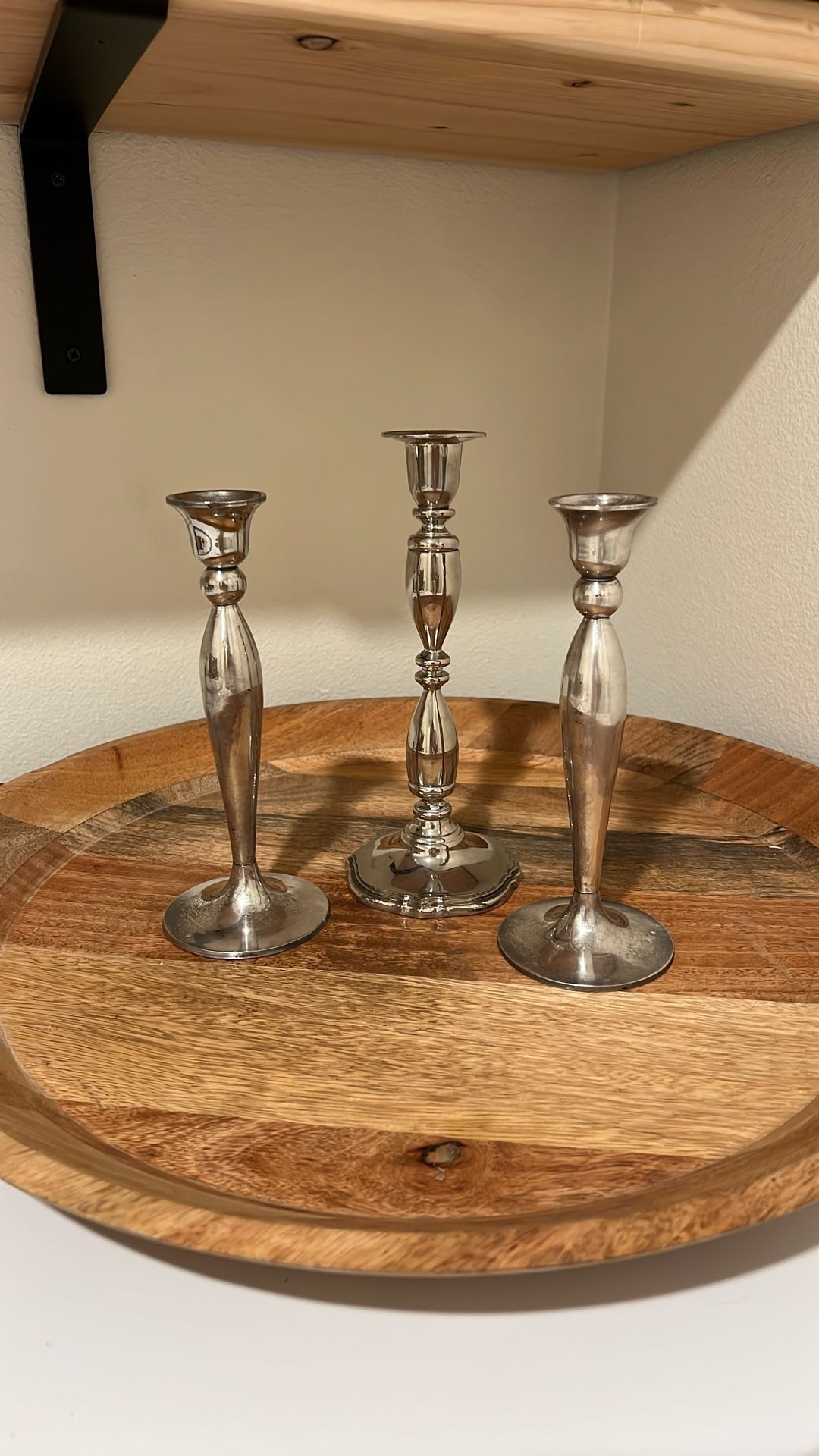 Silver Plated Candlesticks