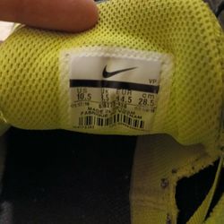 Nike Training Shoes Black & Neon Green