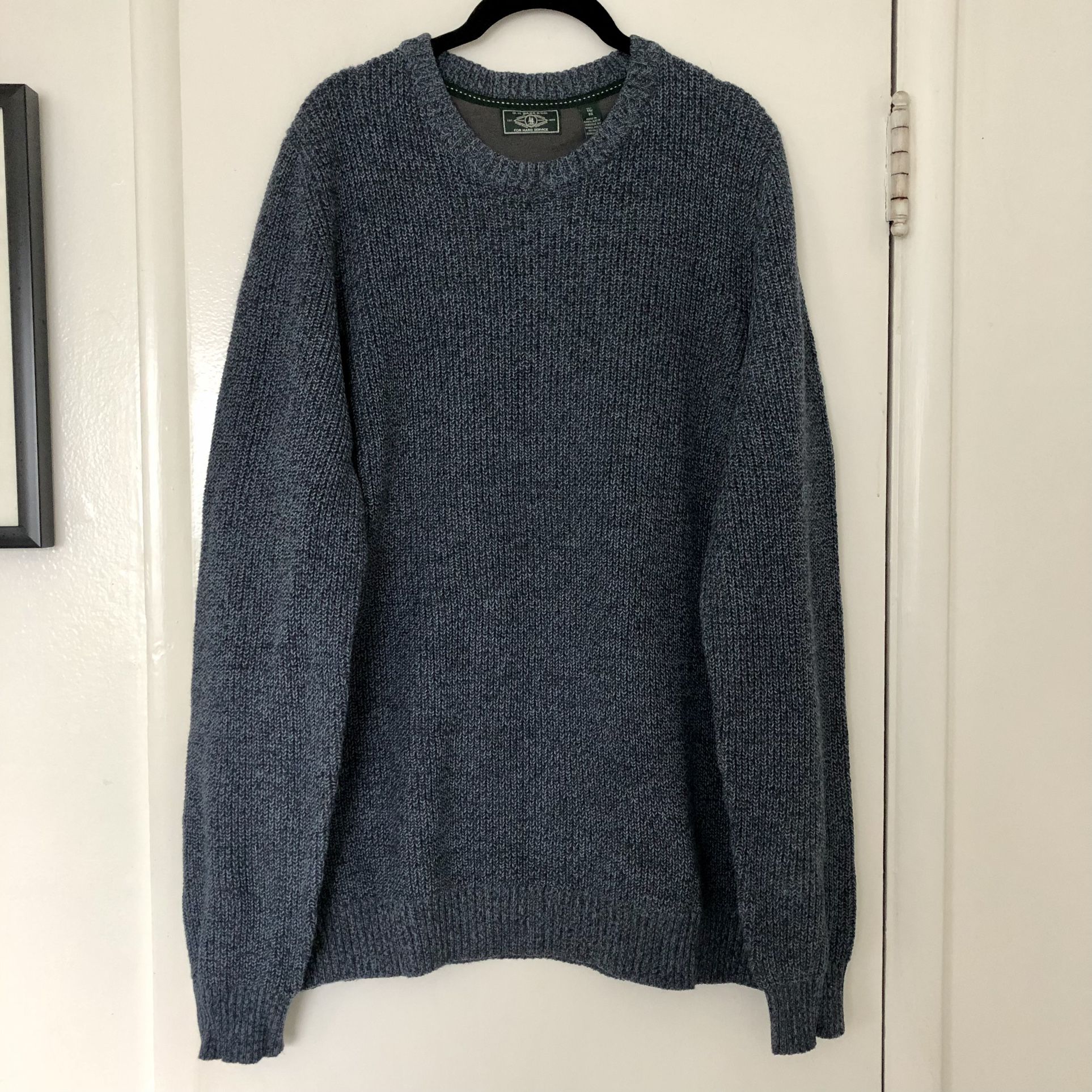 G. H. Bass & Co Blue Knit Sweater