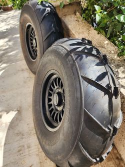 Sand Paddle Tires With rims