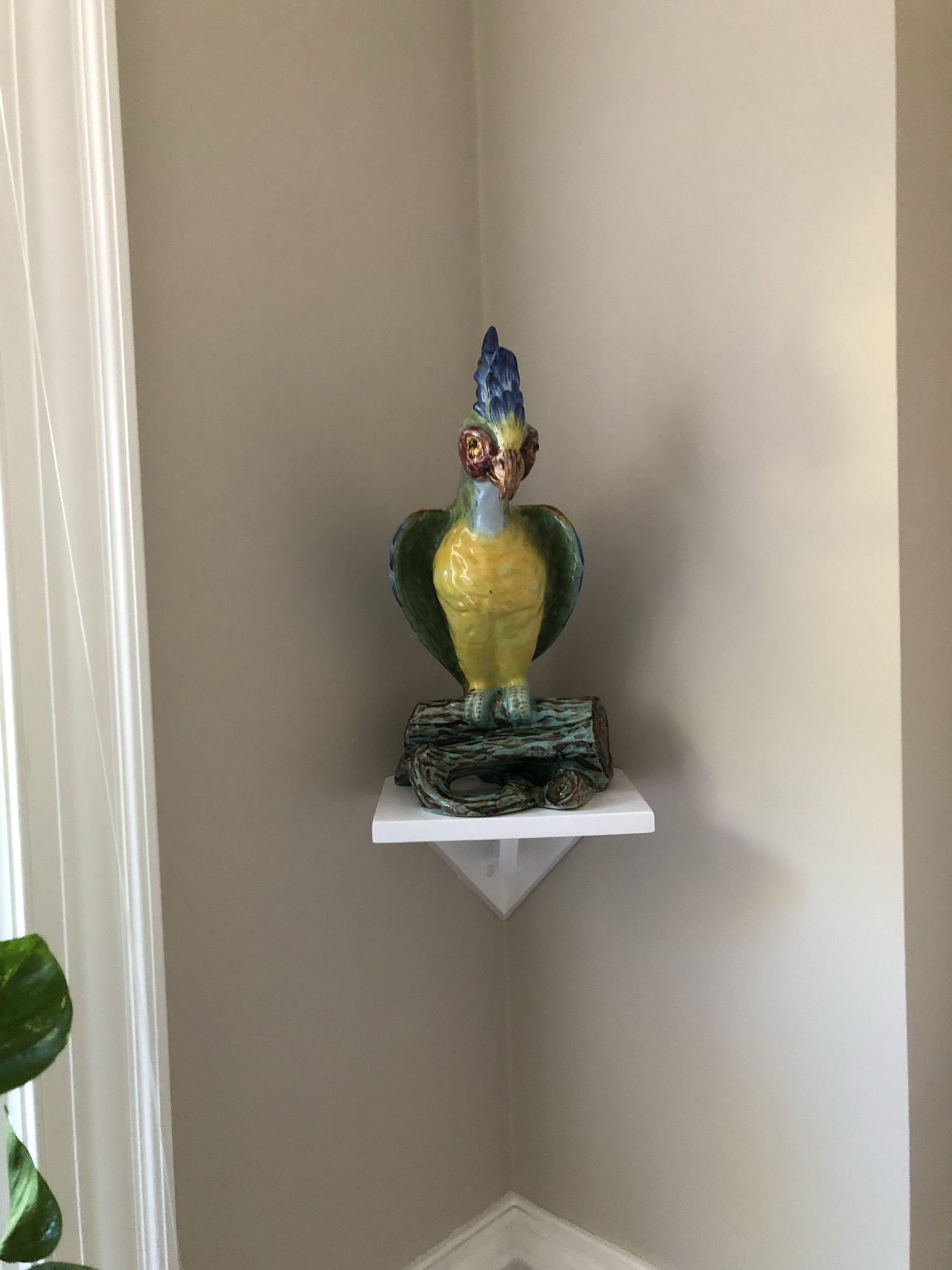 French Faience Parrots