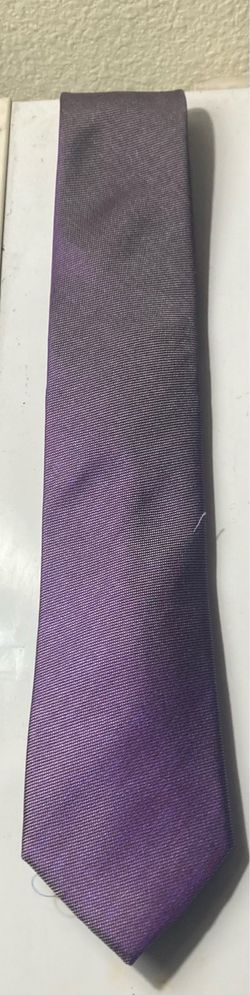 All purple tie