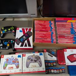 Nintendo switch games and accessories