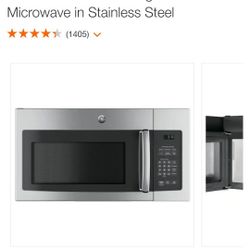 1.6 cu. ft. Over the Range Microwave in Stainless Steel
 NEW OPEN BOX ITEM 