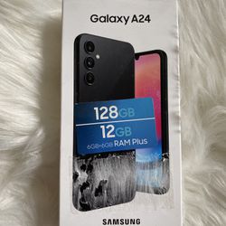 Black Samsung galaxy A24 Unlocked 