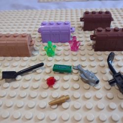 Lego Treasure Chest And Treasure Lot