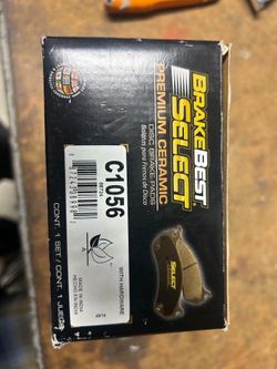 New ceramic brake pads
