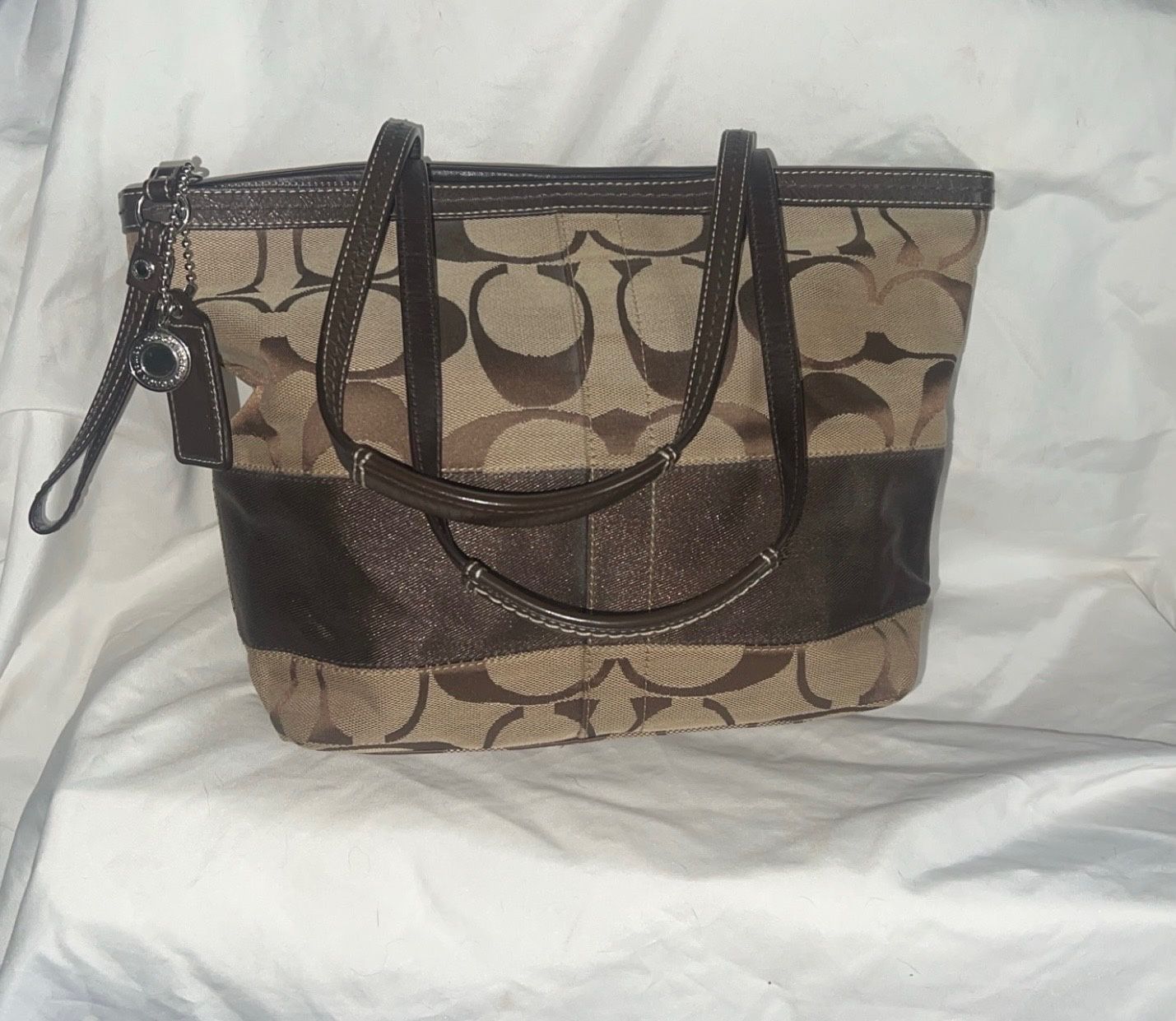 Coach Signature Hobo Purse