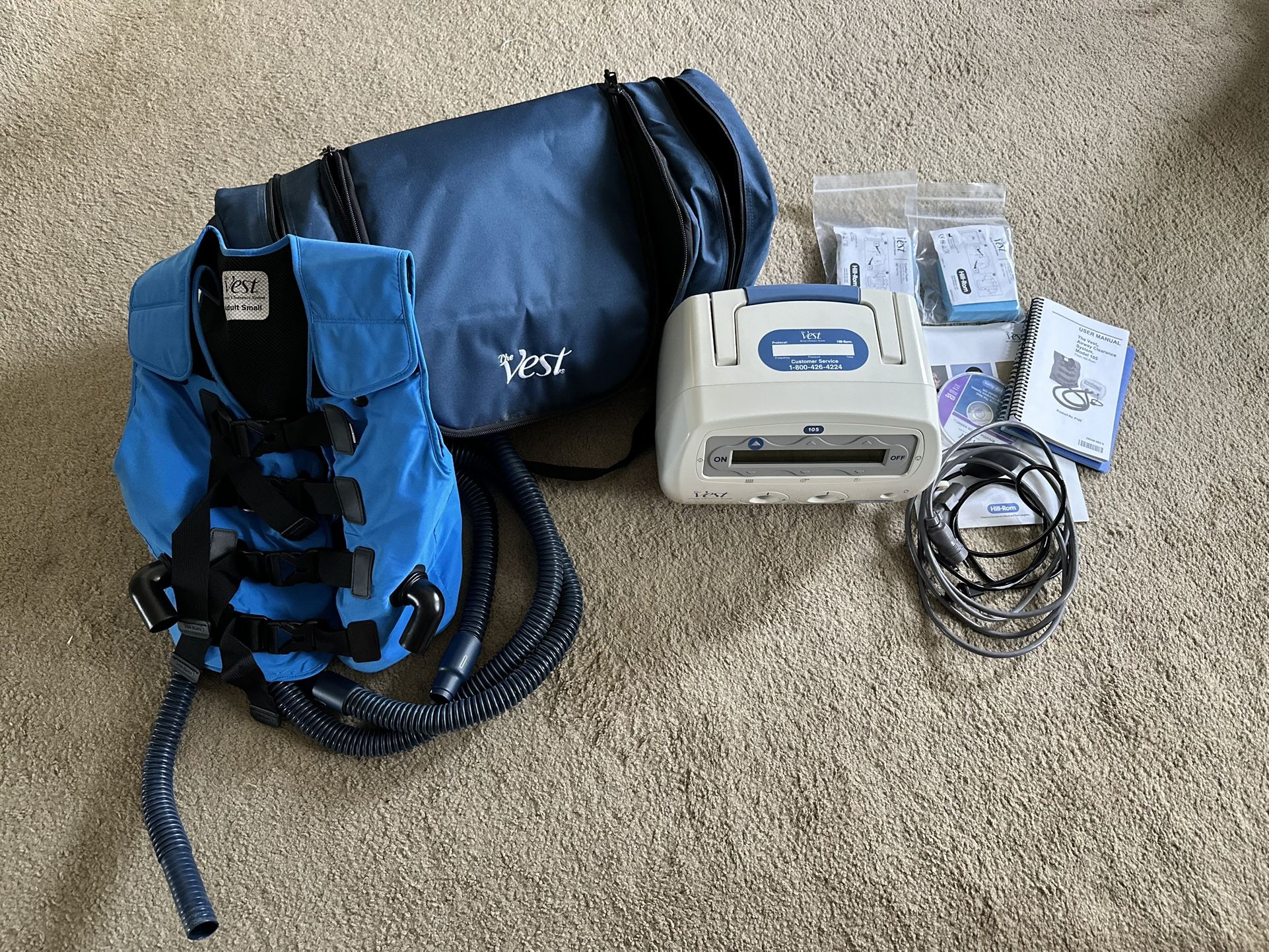 THE VEST Airway Clearance System Model 105 Adult Small