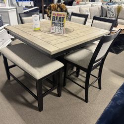 Beautiful Dining Set! $1299! Easy Financing! 📱❤️🔥