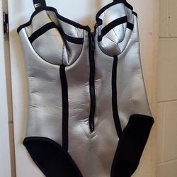 Silver And Black Bodysuit 