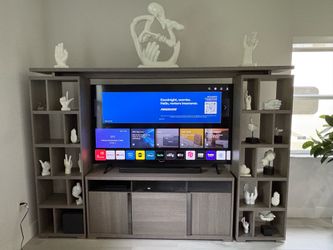 TV wall unit. TV console