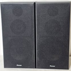***(Lot Of 2) Pioneer (S-HF41-LR) 3-Way Bookshelf Speakers 