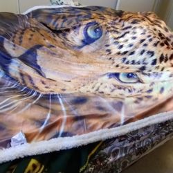50x60 Brand New Tiger Blanket 