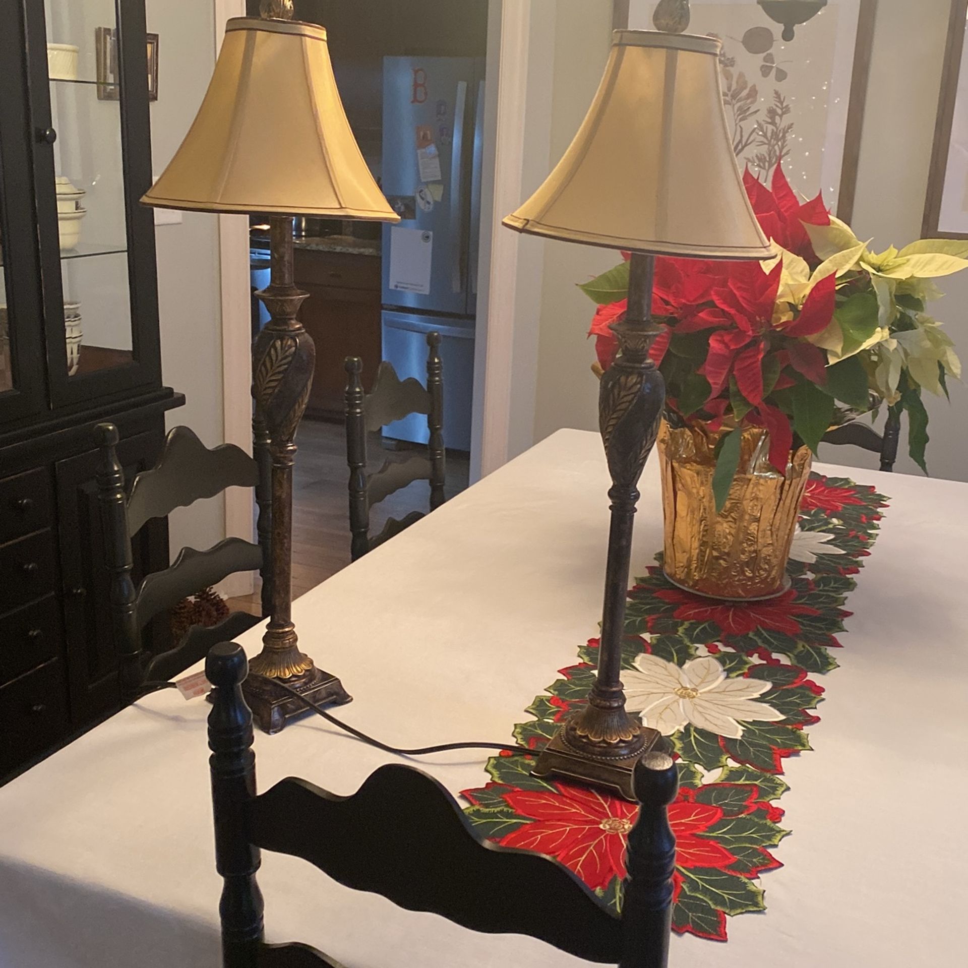 Two Buffet Lamps
