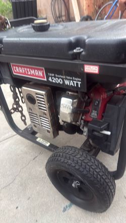 Craftsman 7.8hp 4200 watt generator generac