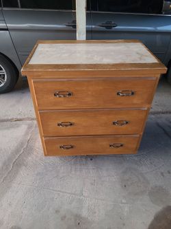Wood dresser