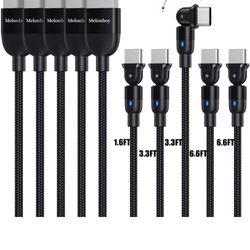 Melonboy usb cable 5 packs fast changing cable and data sync transfer
