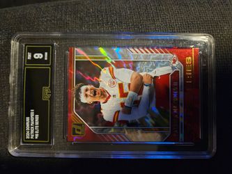 Patrick mahomes graded 9