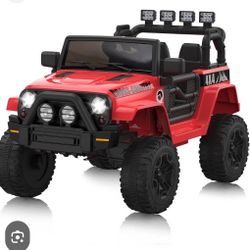 Carro Eléctrico De 12 V PARA niños  Carro Para Montar Con Control Remoto Luz,  música,y cinturón De Seguridad 