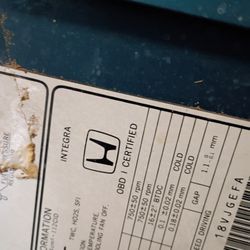 95-01  Integra hood and more 