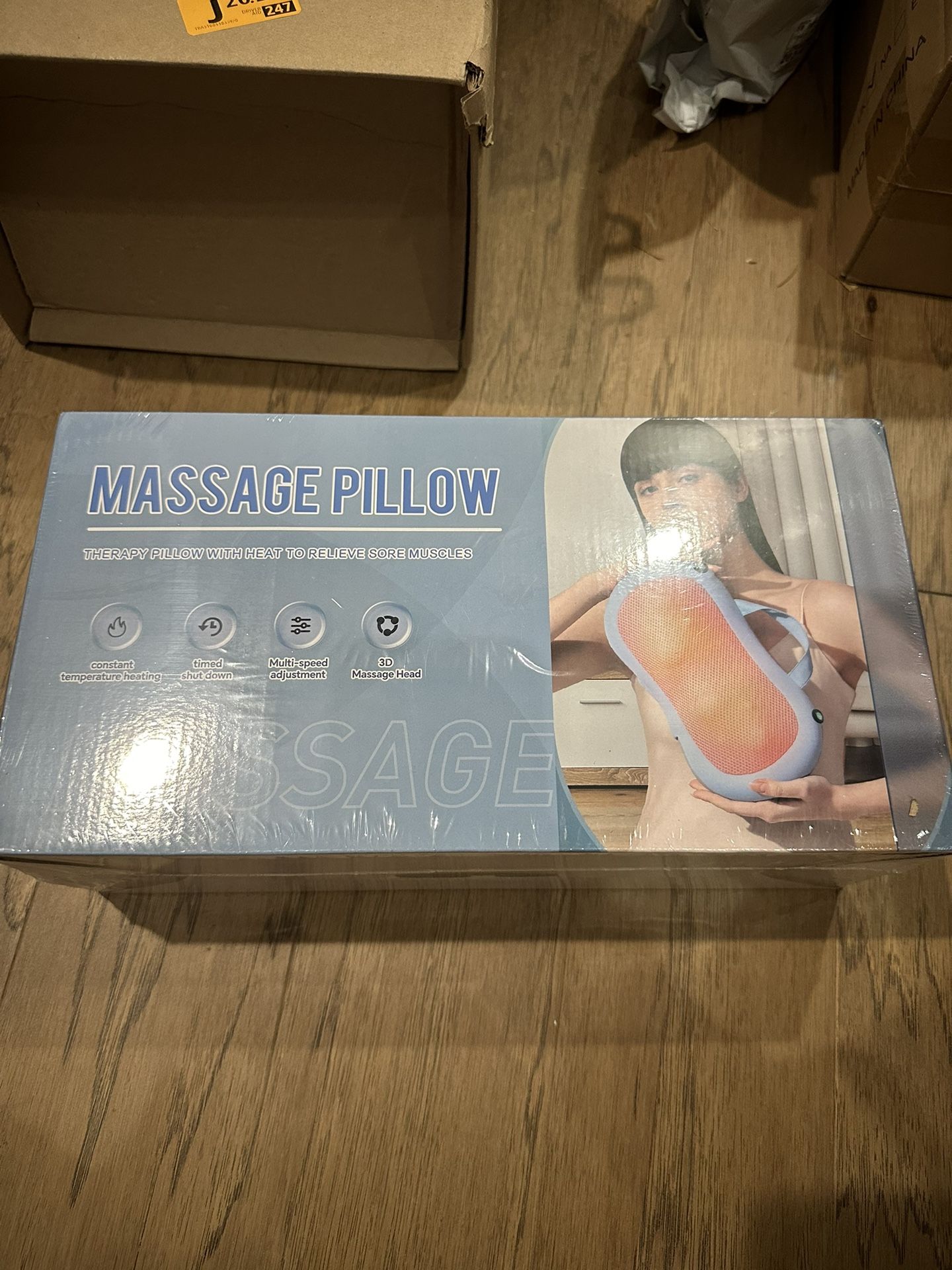 Neck Massager for Deep Tissue,Shiatsu Back and Neck Massager,Back Massager Deep Tissue with Heat,Electric Massage Pillow,M