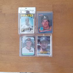 Assorted Baseball Card Rookies (Bonds/Canseco