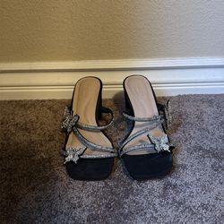 heels with butterflies 🦋