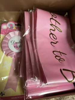 Baby Shower Sashes “girl”
