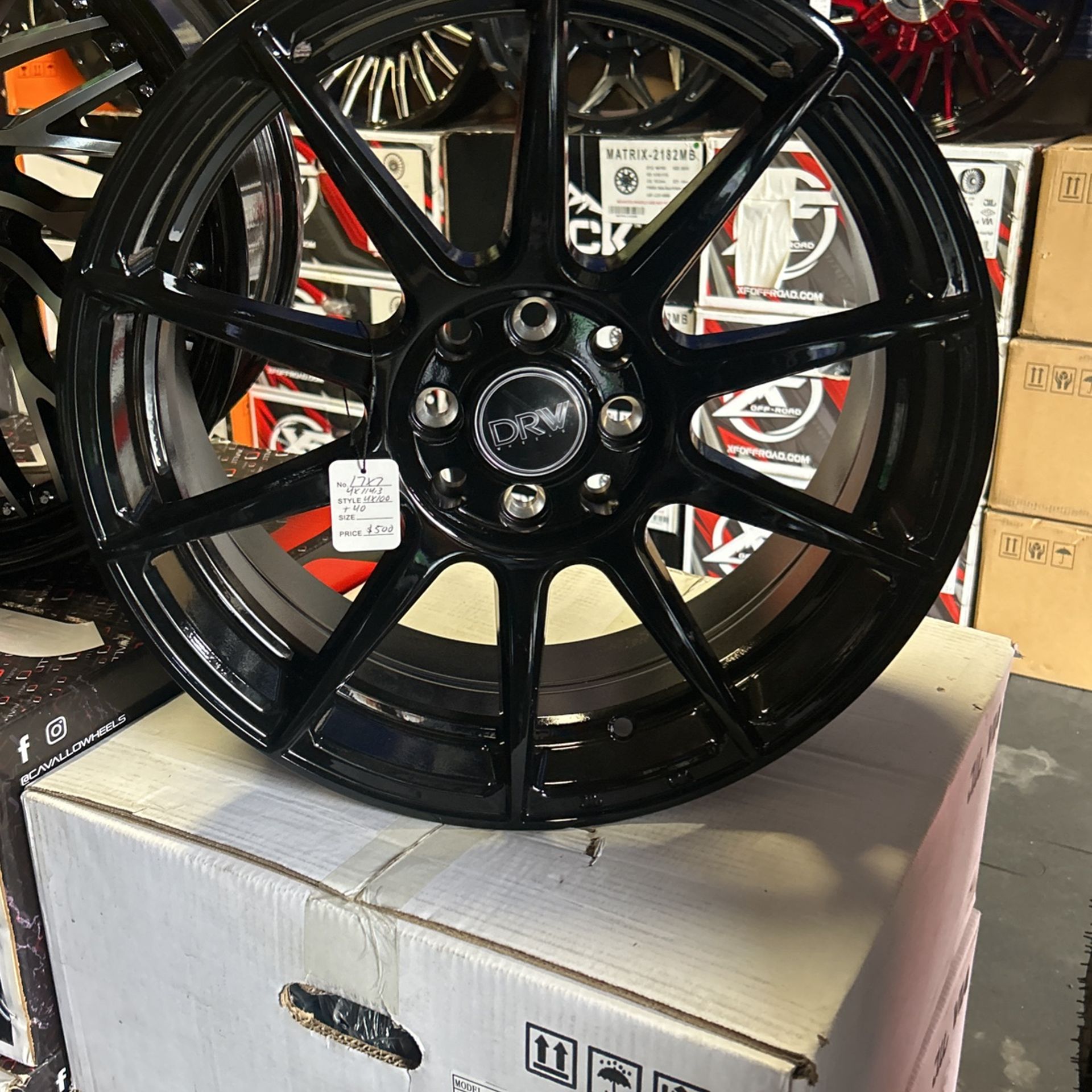 17”x7” Inch 4x100/114.3 $$500