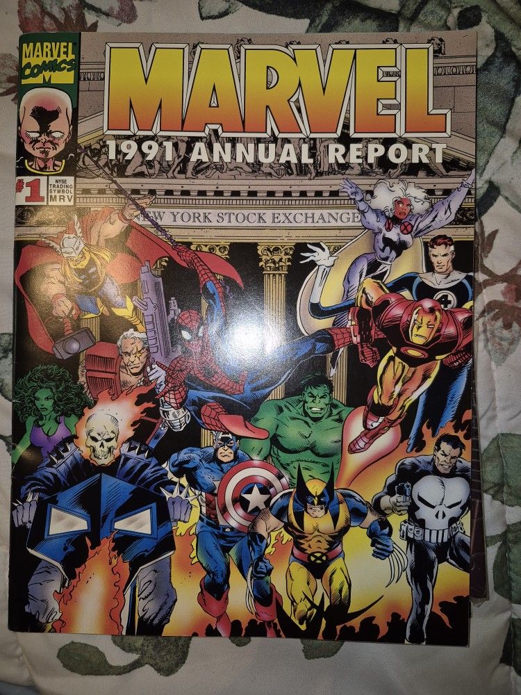 MARVEL Comic Book 1991 Annual Report