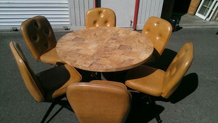 Antique Modern Mid-century dining table