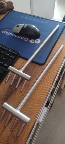 Pair of 13” Serving forks by AMCO 18/8 Stainless