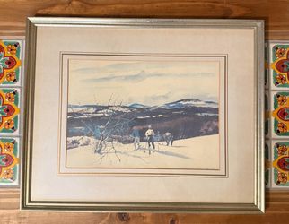 Andrew Wyeth artwork “Mt Kearsarge”