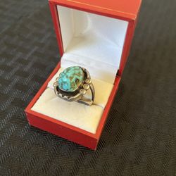 Vintage Navajo Turquoise Ring