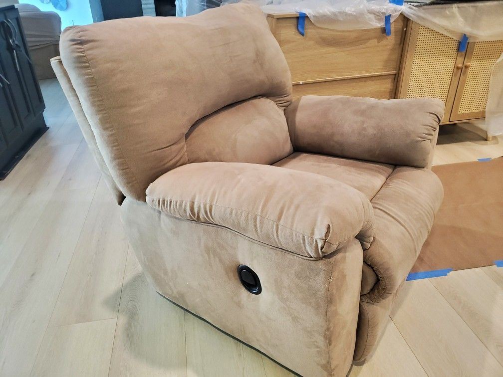 Fabric Rocker Recliner Chair