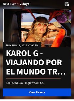 Karol g Tickets