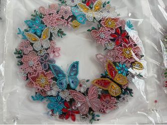 Diamond art wreath